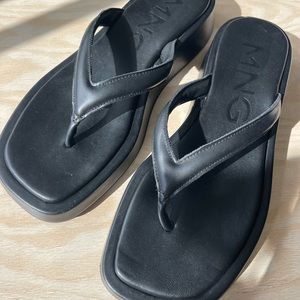 Mango Platform Strap Sandals